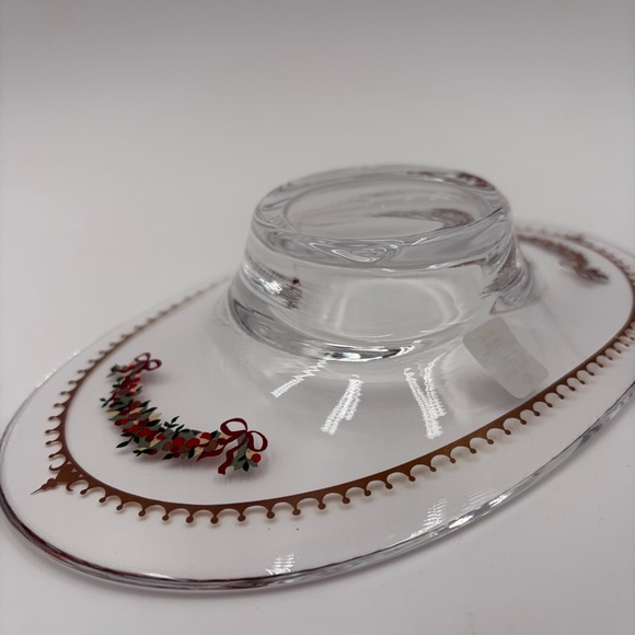 Vintage 1999 Royal Copenhagen Holmegaard Christmas Advent Candle Glass Holder - Picture 9 of 15